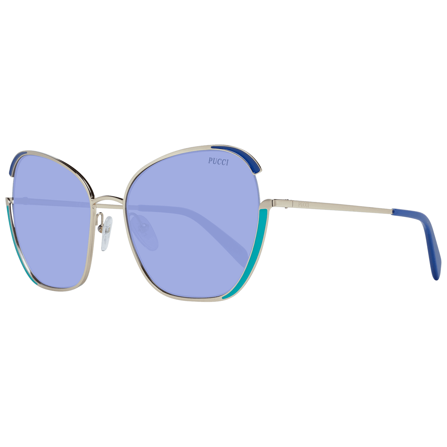 Emilio Pucci Gold Women Sunglass - Hilstor