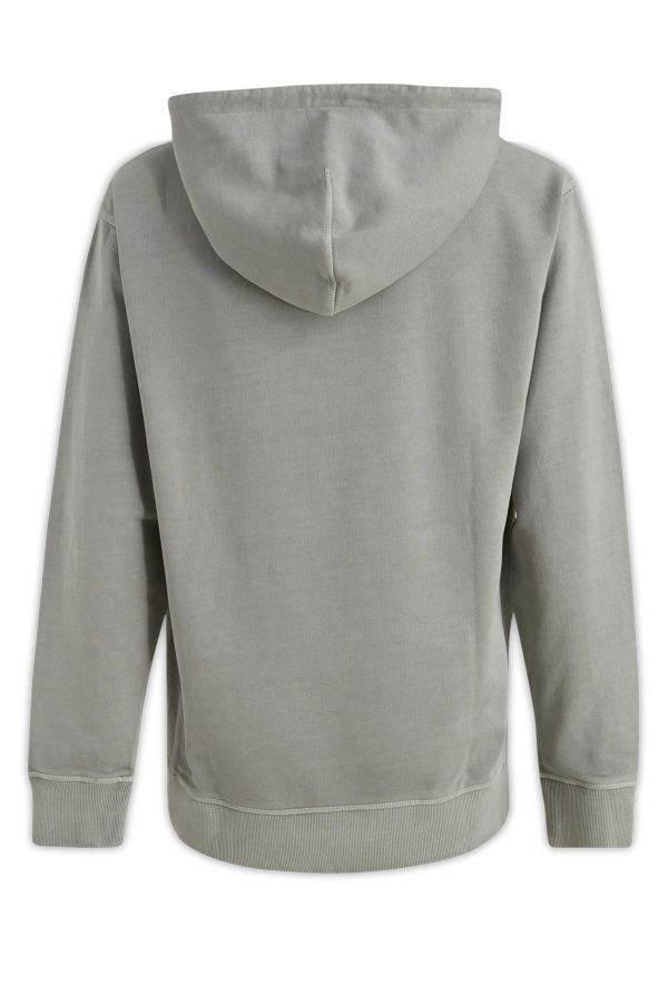 Hugo Boss Elegant Grey Cotton Hooded Sweatshirt - Hilstor