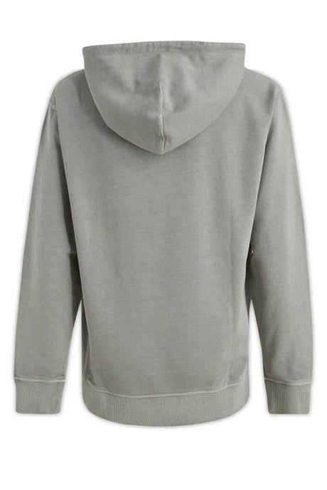 Hugo Boss Elegant Grey Cotton Hooded Sweatshirt - Hilstor