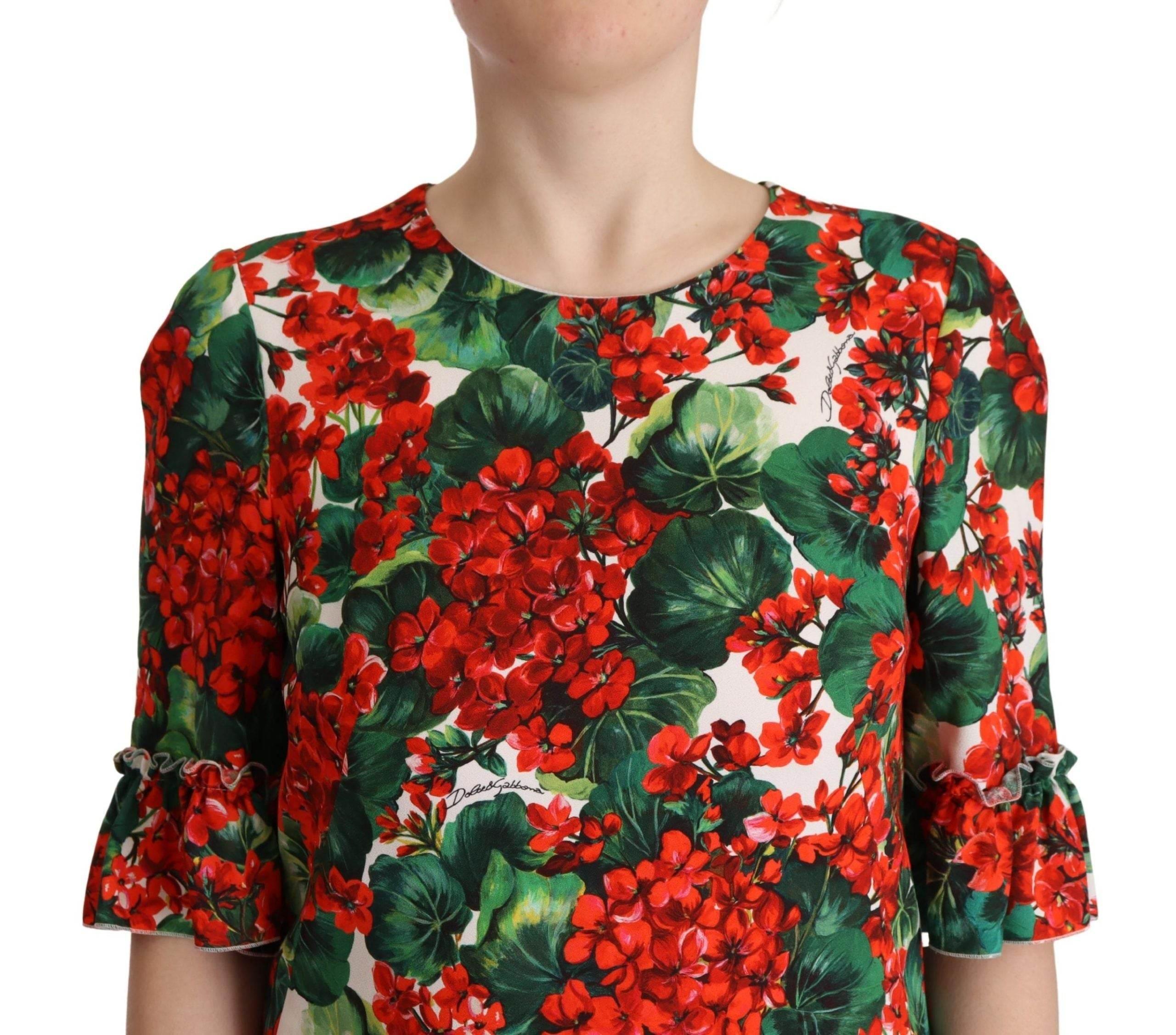 Dolce & Gabbana Floral Mini Enchantment Dress - Hilstor