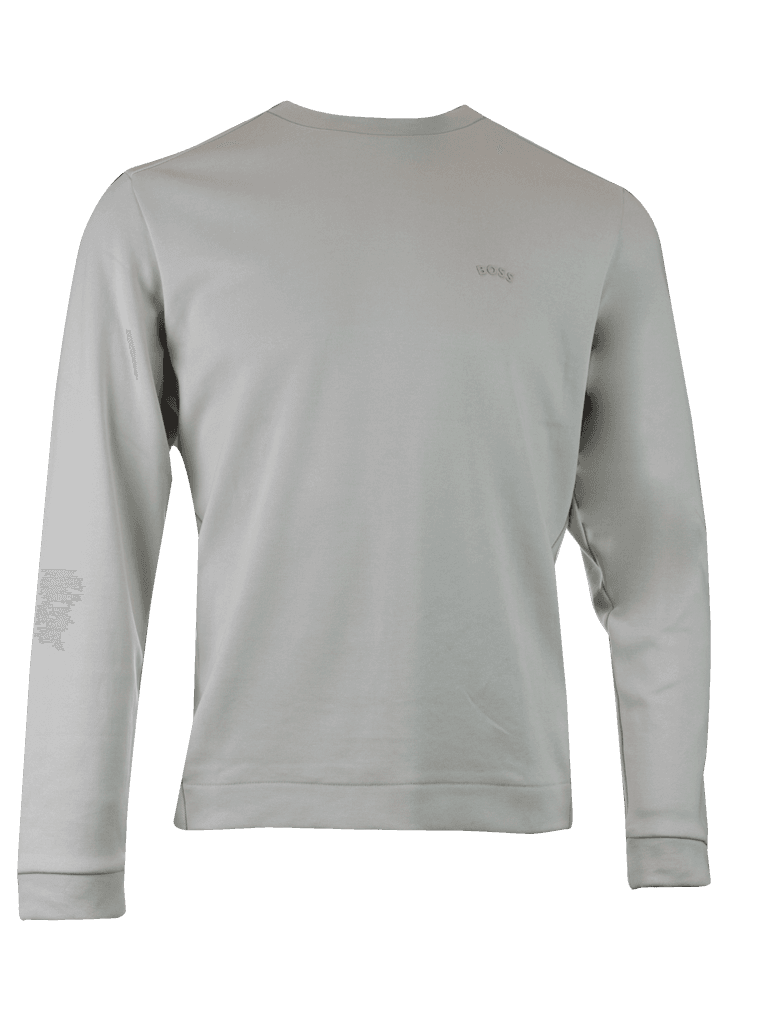 Hugo Boss Elegant Beige Cotton Sweatshirt - Hilstor