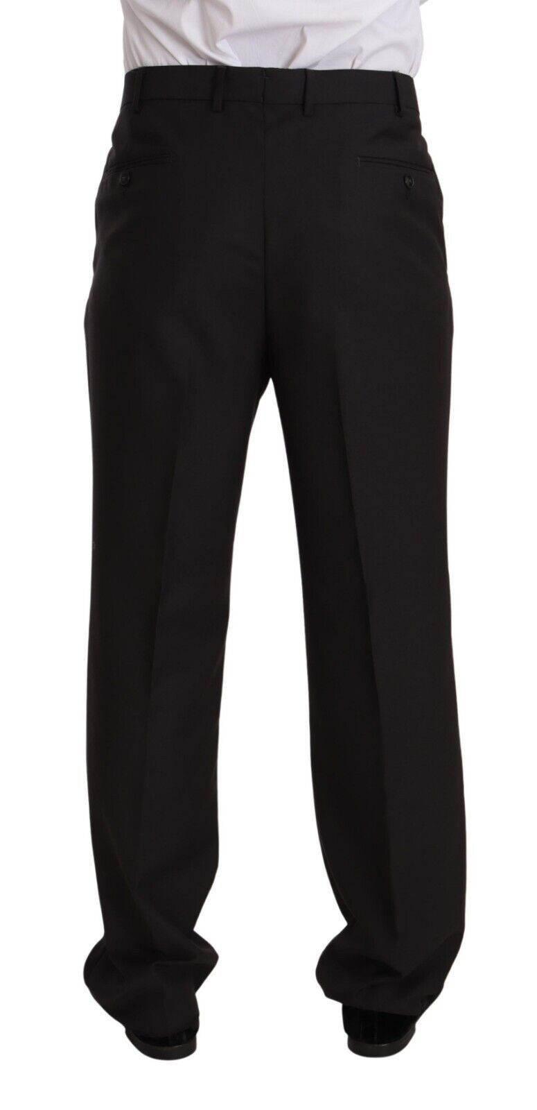 Domenico Tagliente Gray Polyester Single Breasted Formal Suit - Hilstor