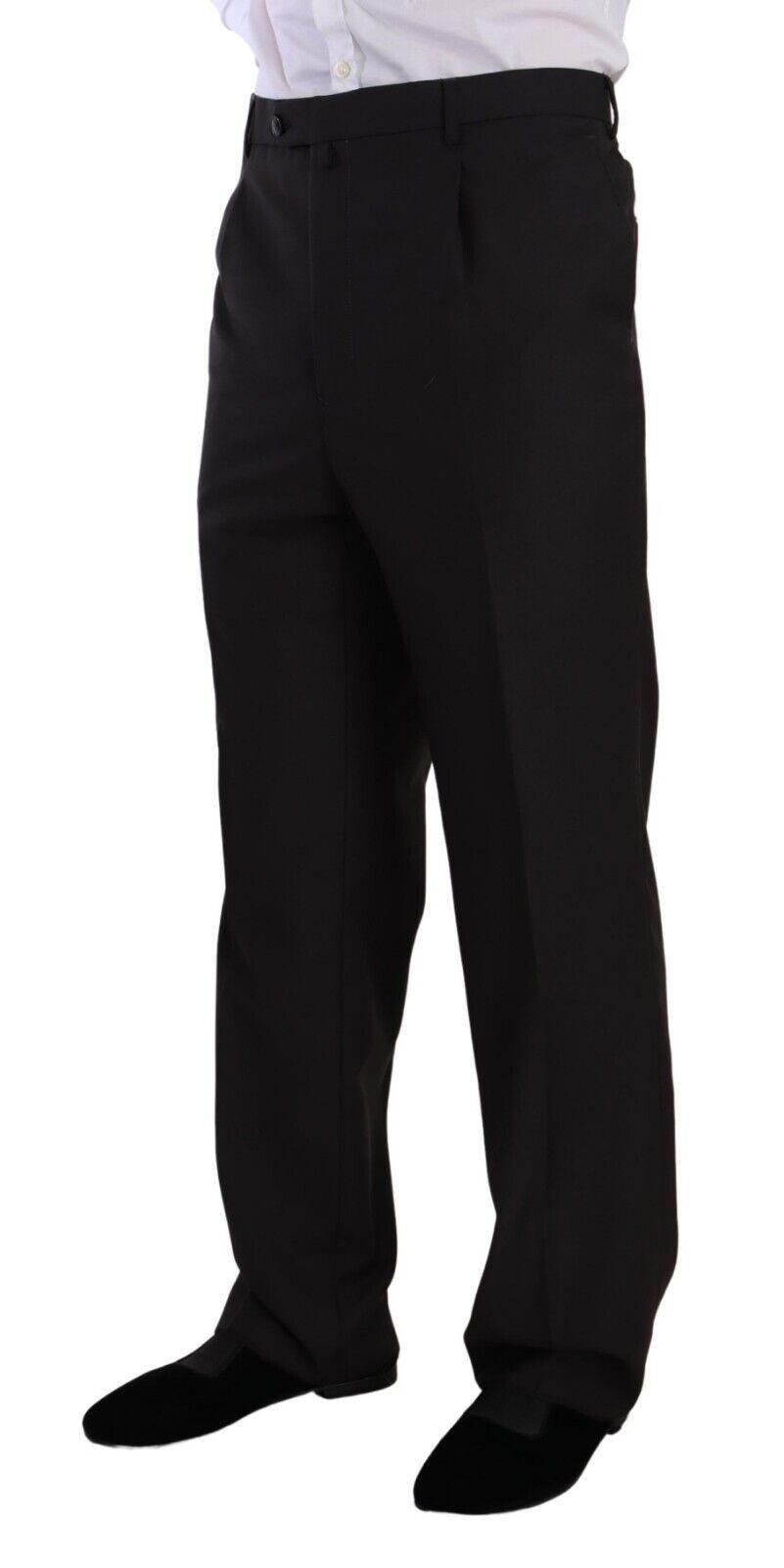 Domenico Tagliente Gray Polyester Single Breasted Formal Suit - Hilstor