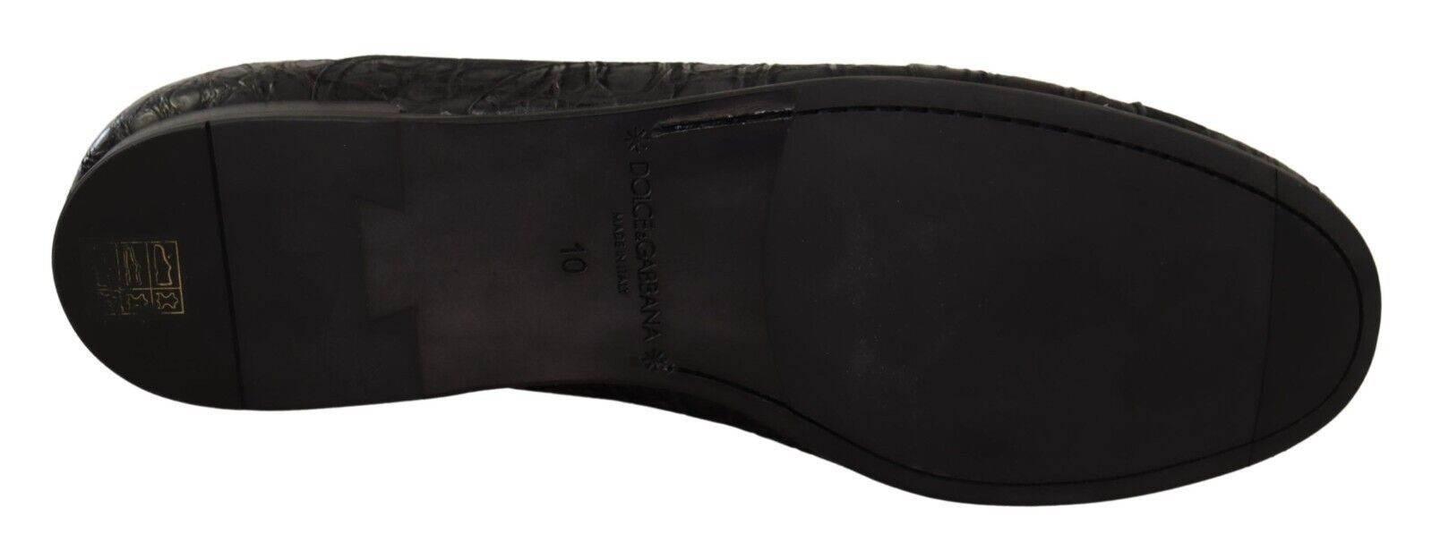 Dolce & Gabbana Elegant Exotic Leather Oxford Shoes - Hilstor