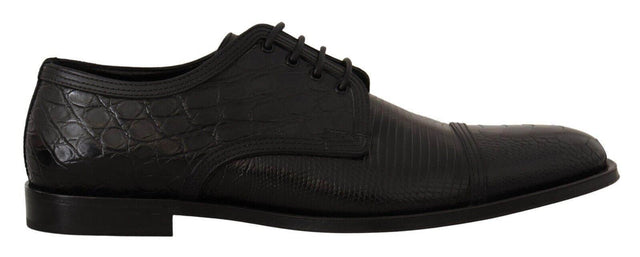 Dolce & Gabbana Exotic Leather Formal Lace-Up Shoes - Hilstor