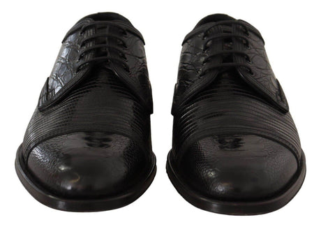 Dolce & Gabbana Exotic Leather Formal Lace-Up Shoes - Hilstor
