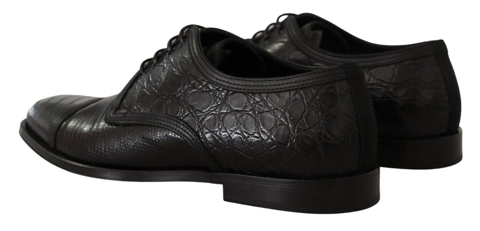 Dolce & Gabbana Exotic Leather Formal Lace-Up Shoes - Hilstor