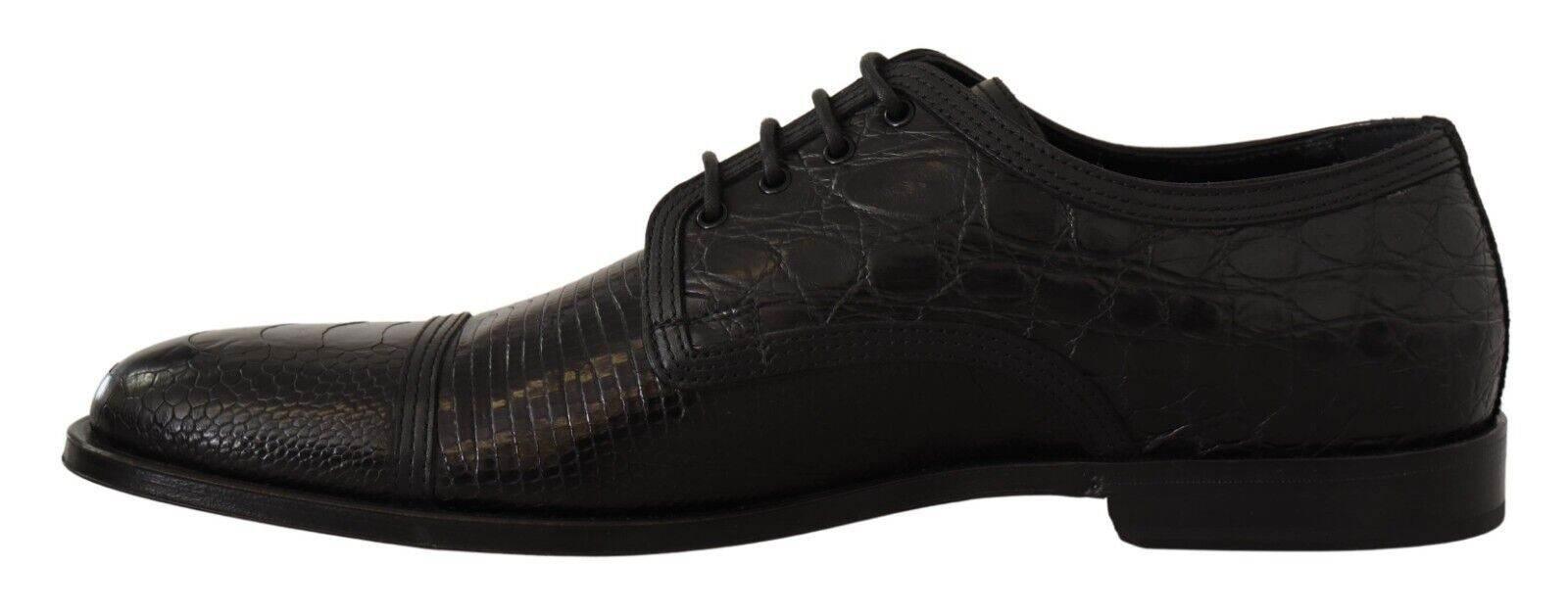 Dolce & Gabbana Exotic Leather Formal Lace-Up Shoes - Hilstor