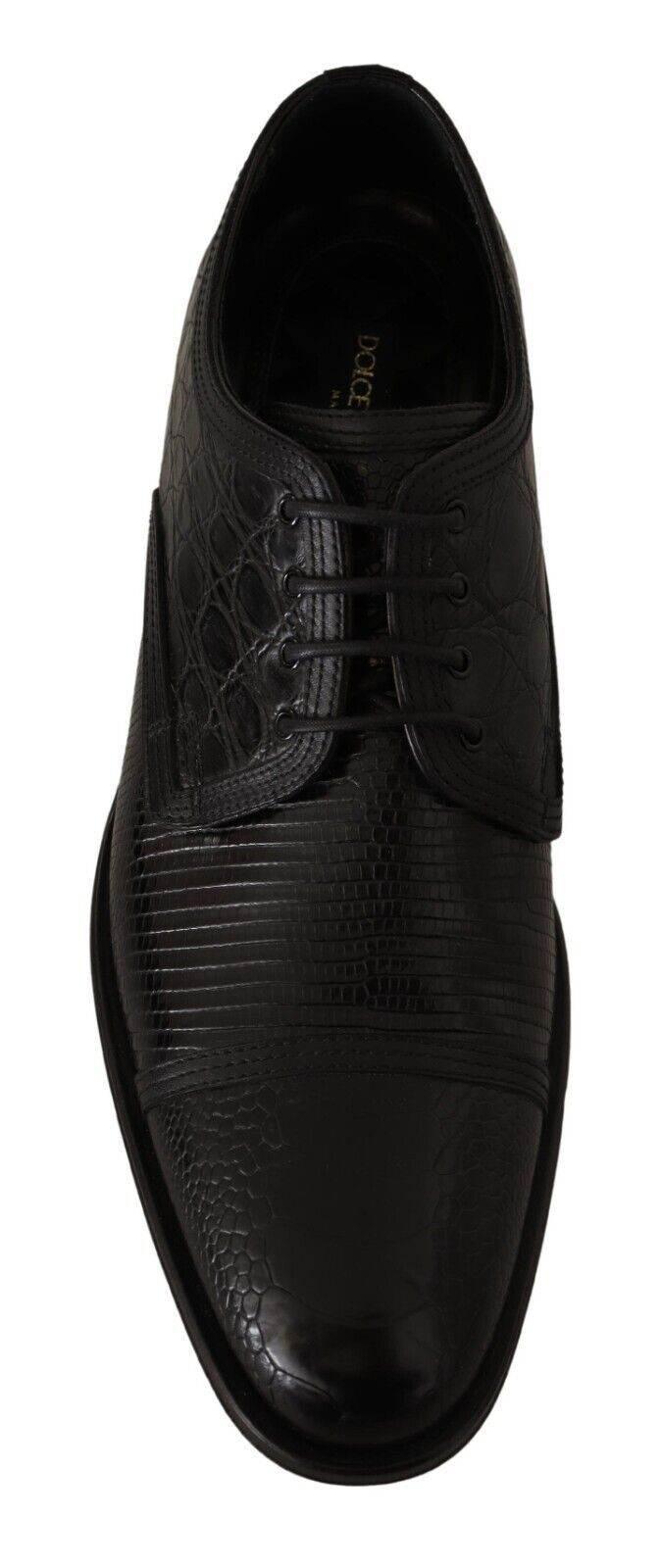 Dolce & Gabbana Exotic Leather Formal Lace-Up Shoes - Hilstor