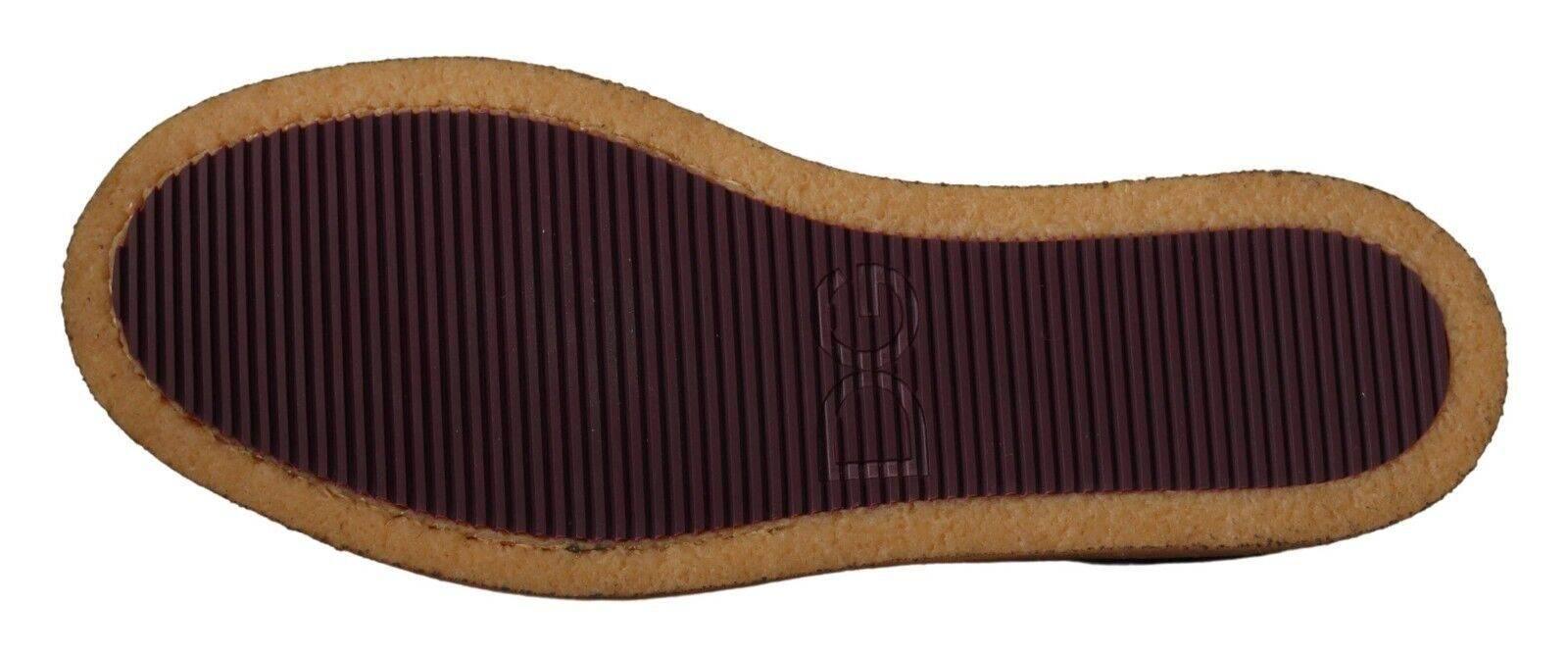 Dolce & Gabbana Elegant Suede Crocodile Loafers in Brown - Hilstor