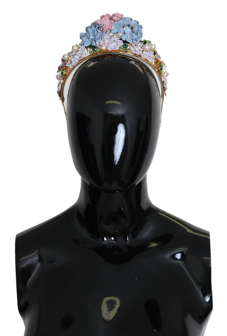 Dolce & Gabbana Exquisite Crystal Diadem Tiara - Hilstor