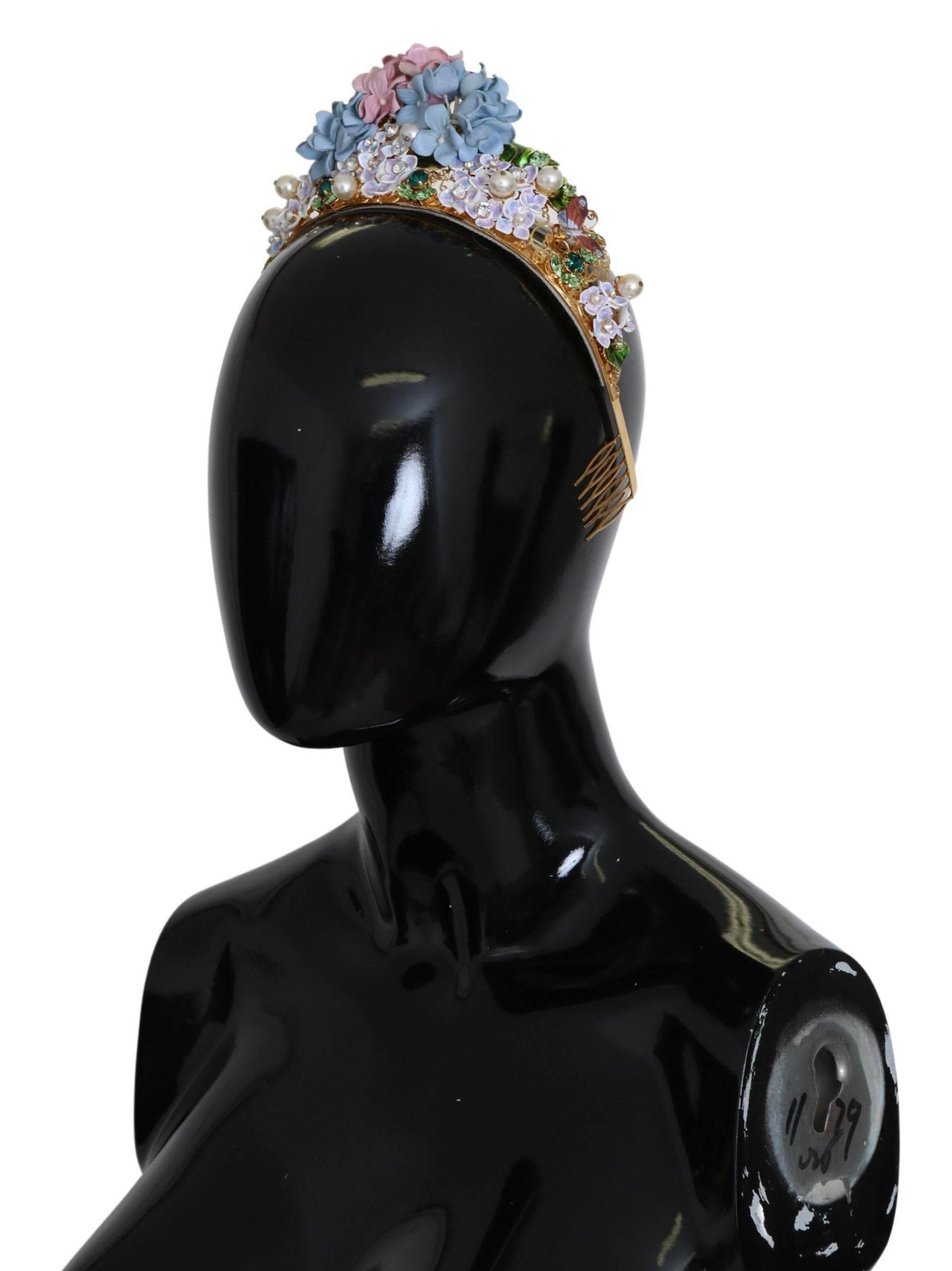 Dolce & Gabbana Exquisite Crystal Diadem Tiara - Hilstor