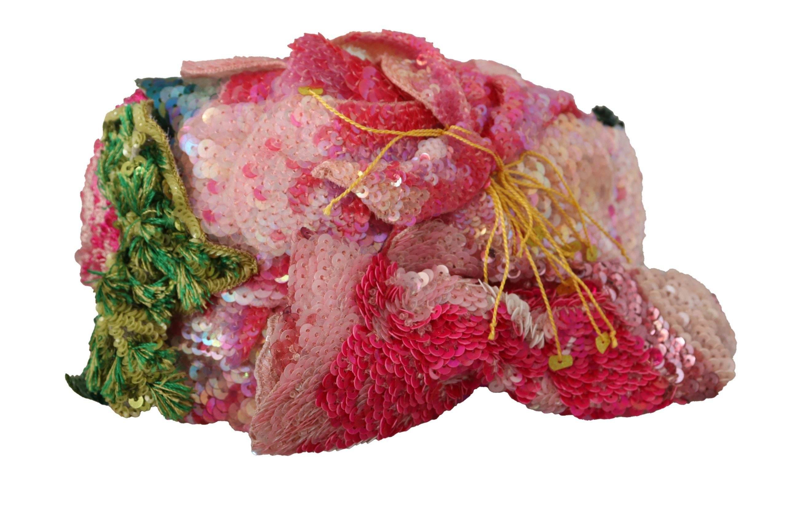 Dolce & Gabbana Multicolored Sequined Diadem Headband - Hilstor