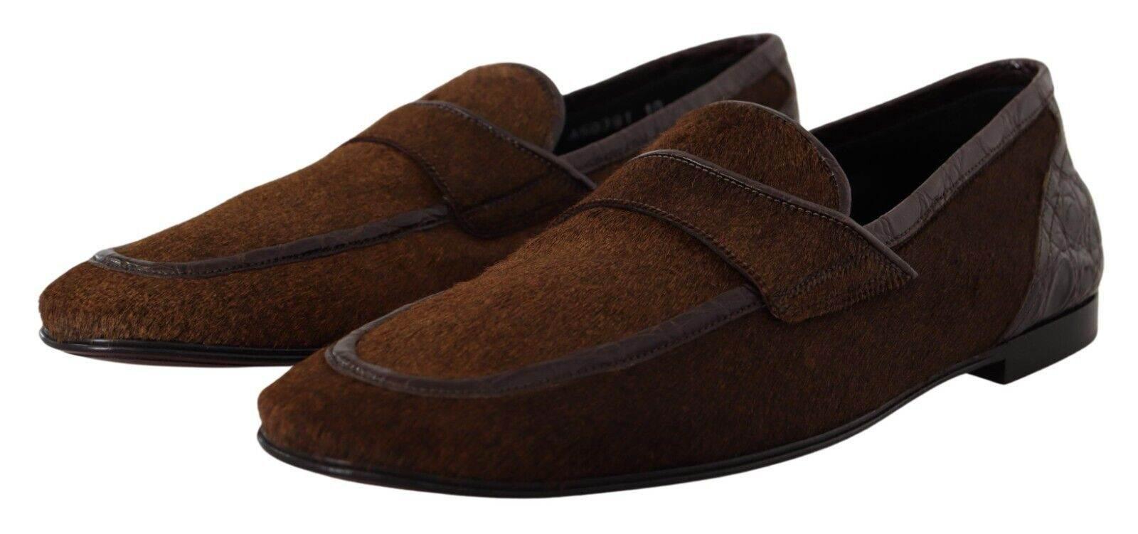 Dolce & Gabbana Exquisite Exotic Leather Loafers - Hilstor
