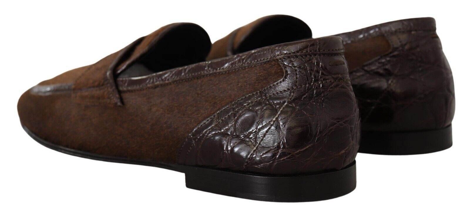 Dolce & Gabbana Exquisite Exotic Leather Loafers - Hilstor
