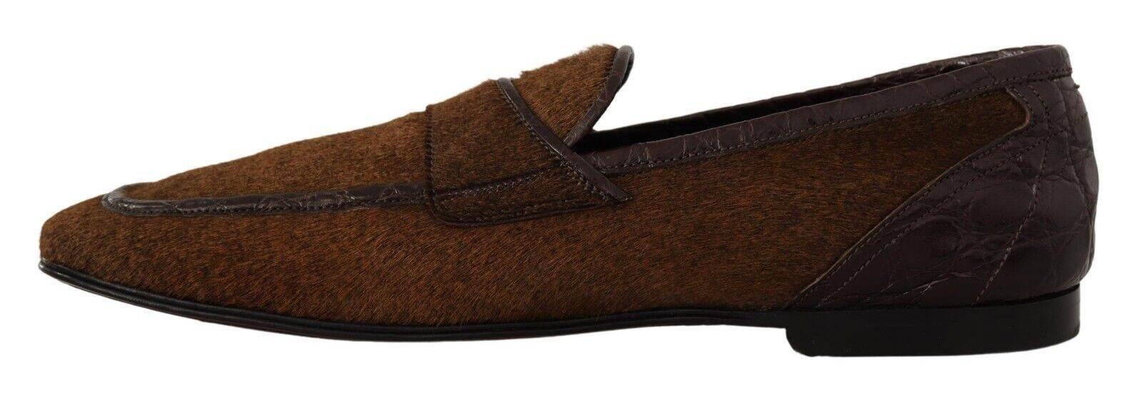 Dolce & Gabbana Exquisite Exotic Leather Loafers - Hilstor