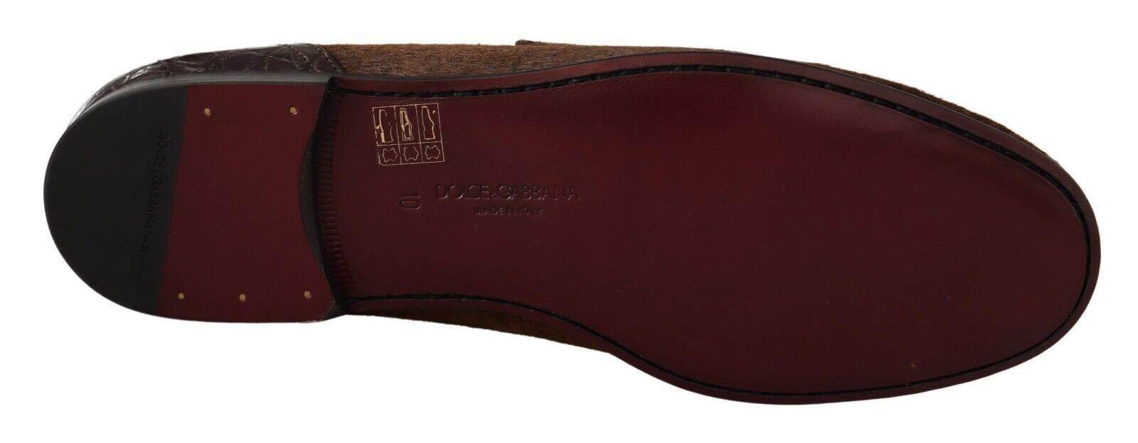 Dolce & Gabbana Exquisite Exotic Leather Loafers - Hilstor