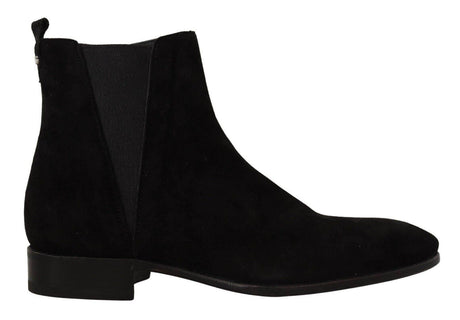 Dolce & Gabbana Elegant Suede Leather Chelsea Boots - Hilstor