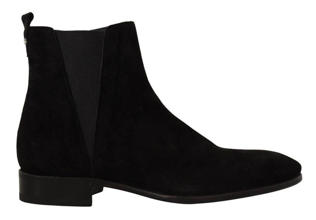Dolce & Gabbana Elegant Suede Leather Chelsea Boots - Hilstor