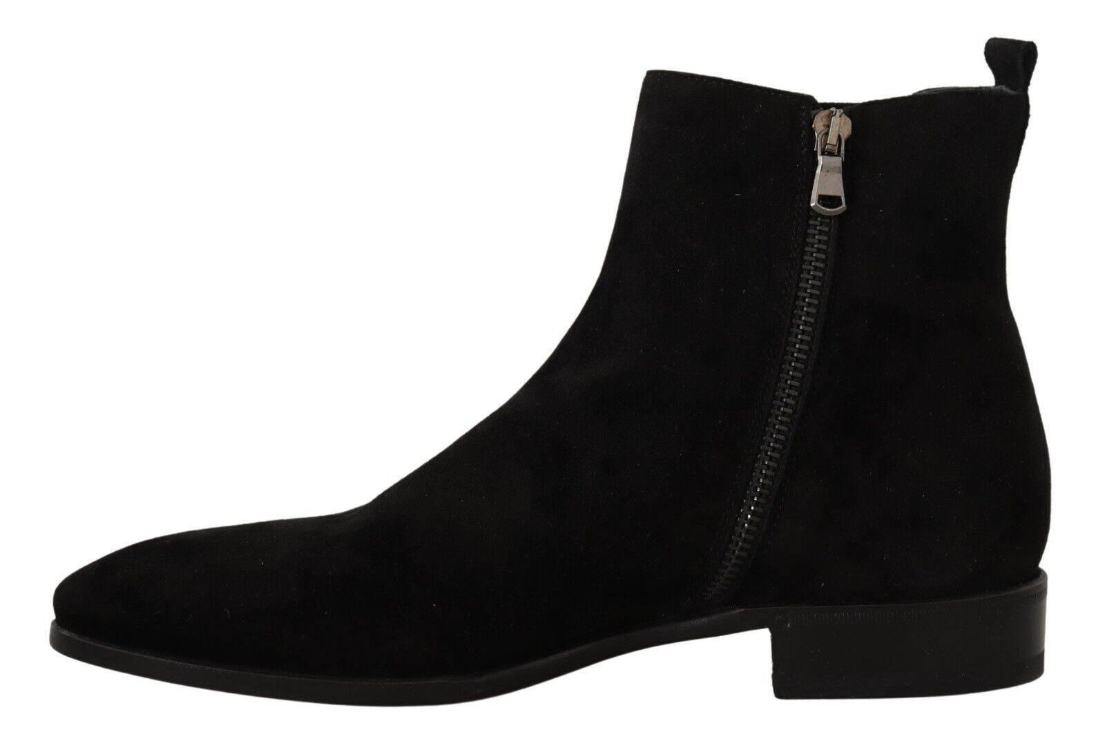 Dolce & Gabbana Elegant Suede Leather Chelsea Boots - Hilstor
