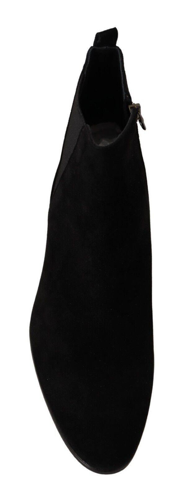 Dolce & Gabbana Elegant Suede Leather Chelsea Boots - Hilstor