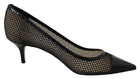 Jimmy Choo Chic Patent Mesh Pointed Pumps - Hilstor