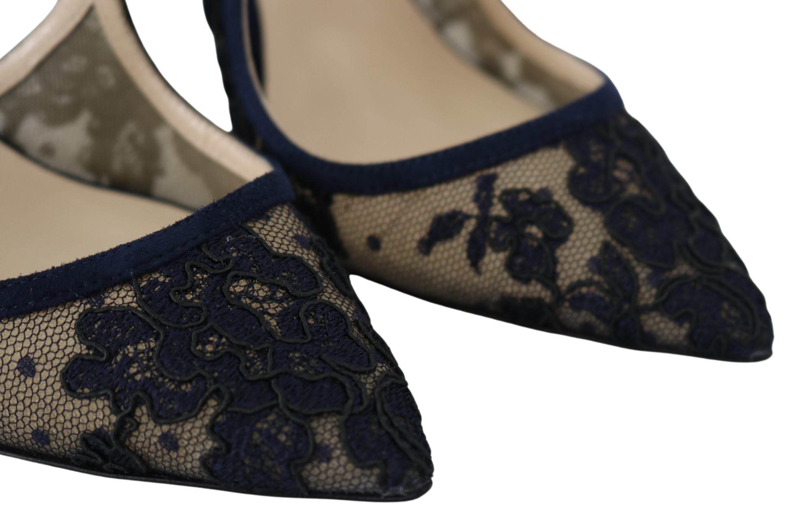 Jimmy Choo Navy Lancer Leather Pumps Elegance Unleashed - Hilstor