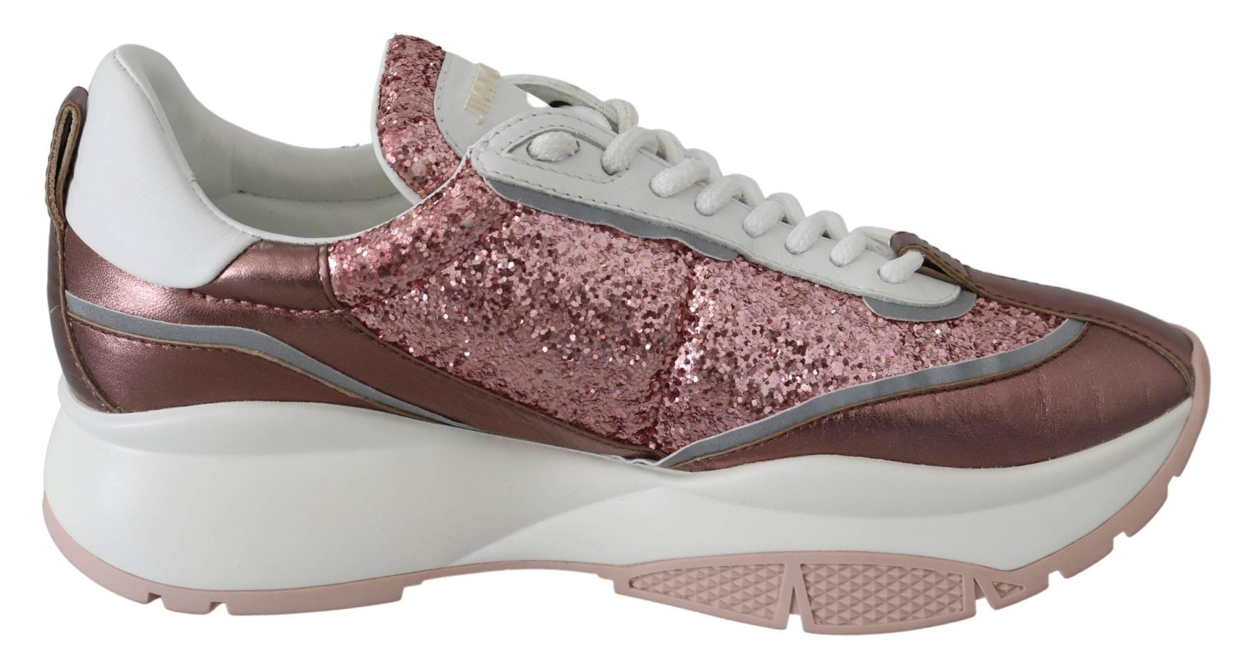 Jimmy Choo Candyfloss Glitter Sneaker Euphoria - Hilstor