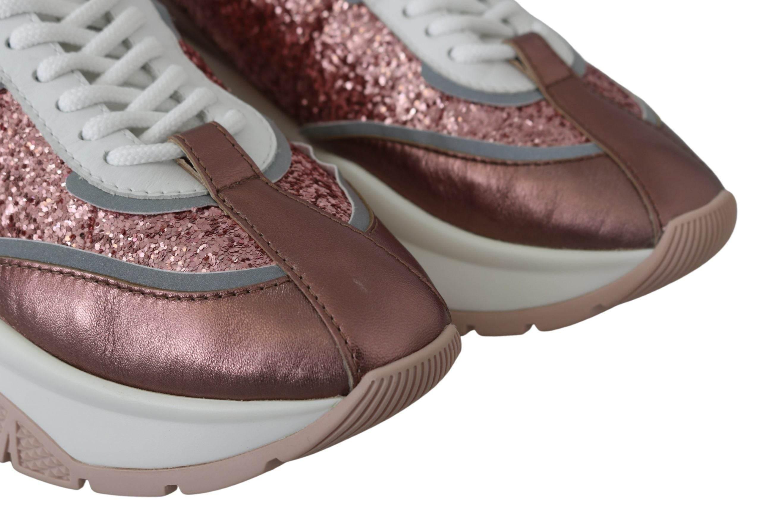 Jimmy Choo Candyfloss Glitter Sneaker Euphoria - Hilstor