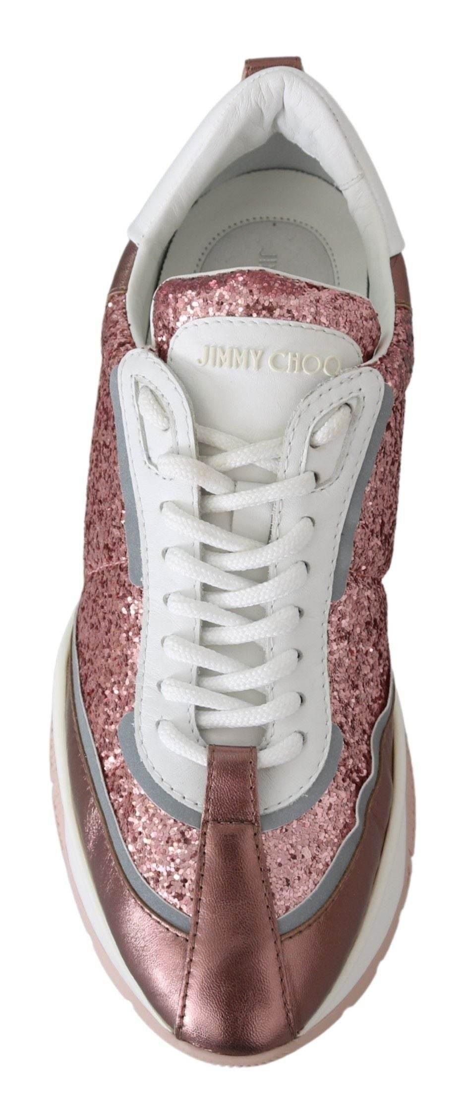 Jimmy Choo Candyfloss Glitter Sneaker Euphoria - Hilstor