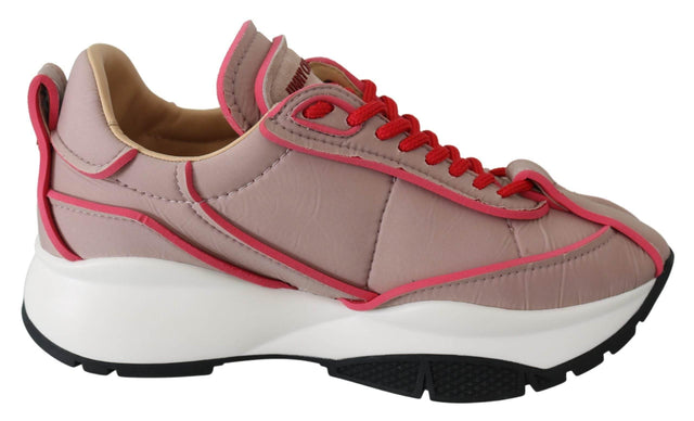 Jimmy Choo Ballet Pink Chic Padded Sneakers - Hilstor