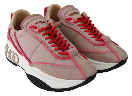 Jimmy Choo Ballet Pink Chic Padded Sneakers - Hilstor