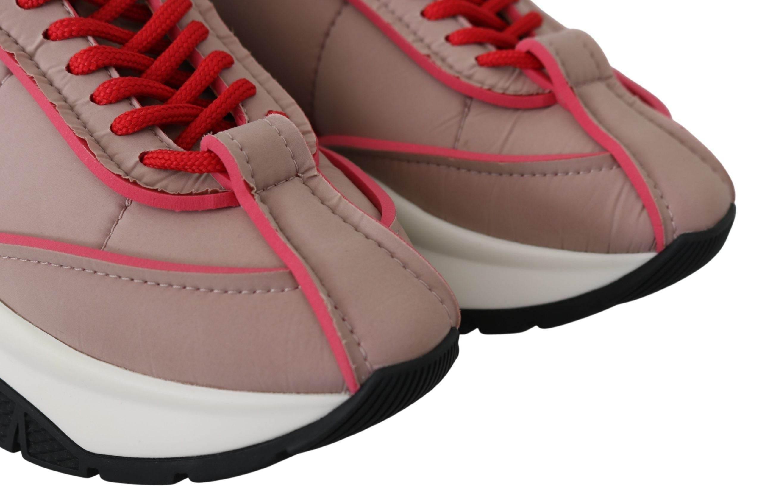 Jimmy Choo Ballet Pink Chic Padded Sneakers - Hilstor