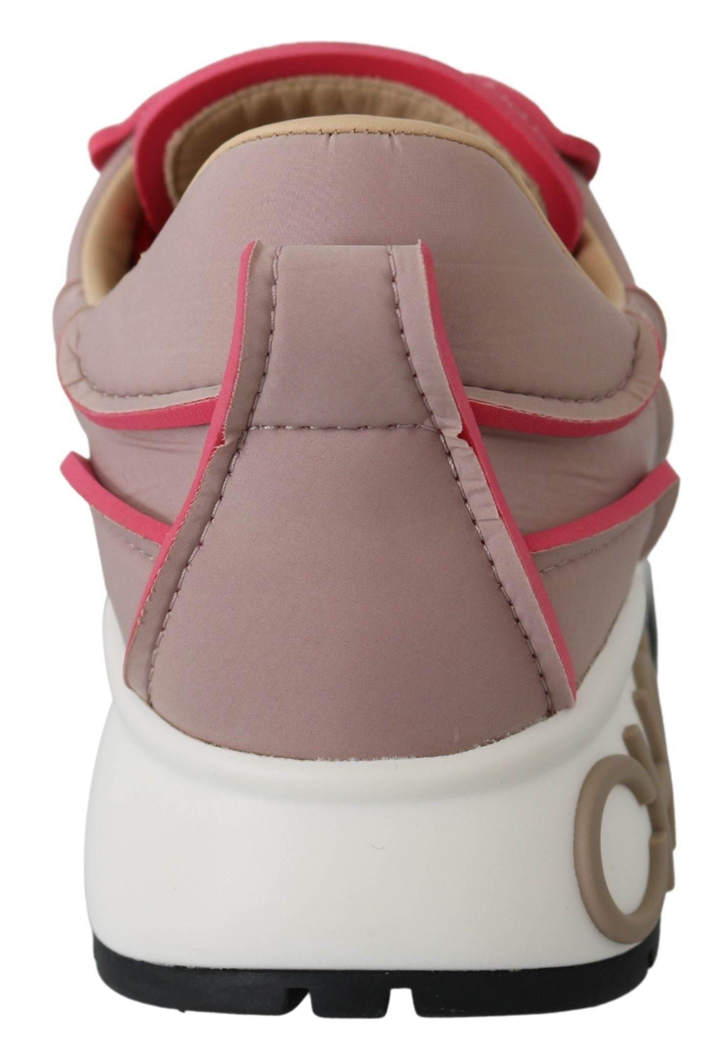 Jimmy Choo Ballet Pink Chic Padded Sneakers - Hilstor