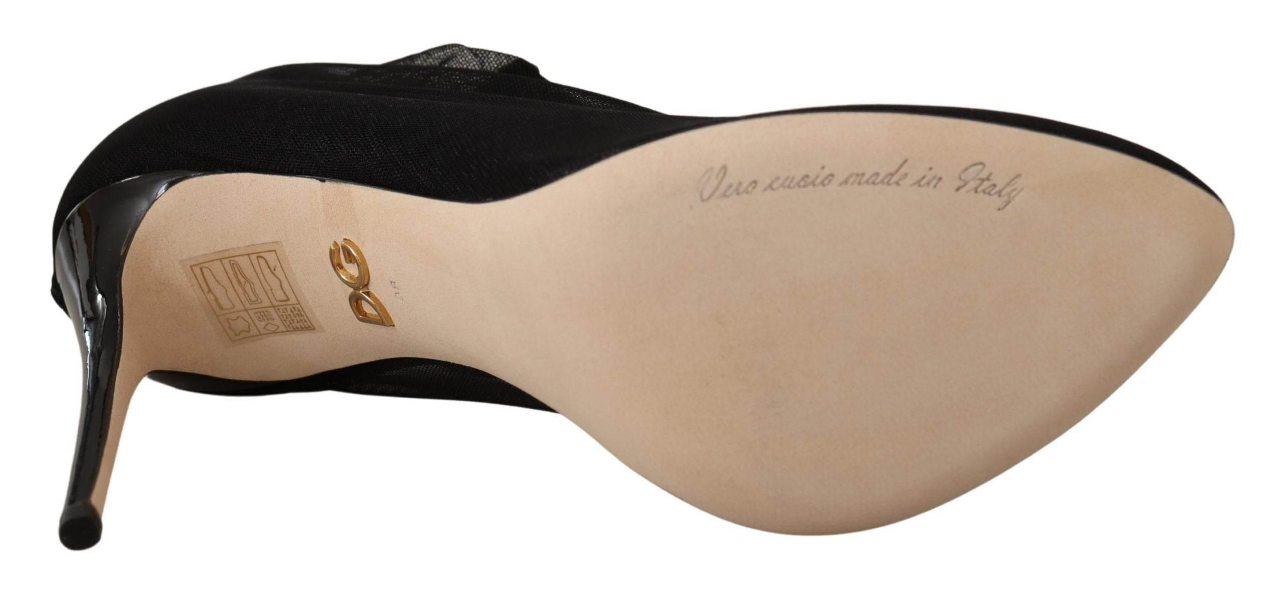 Dolce & Gabbana Elegant Stretch Sock Boot Pumps - Hilstor