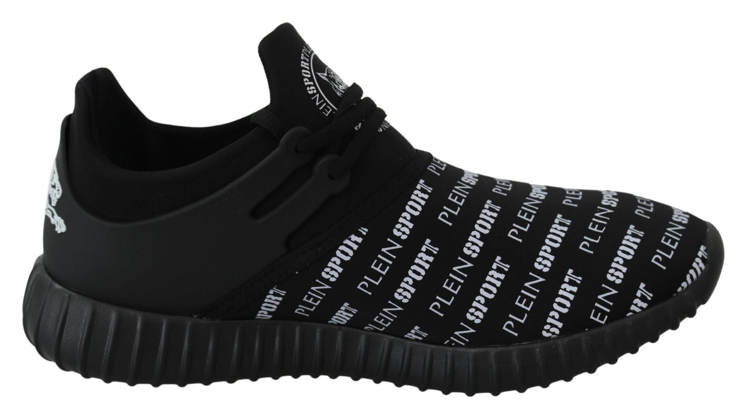 Plein Sport Chic Black Runner Henry Sport Sneakers - Hilstor