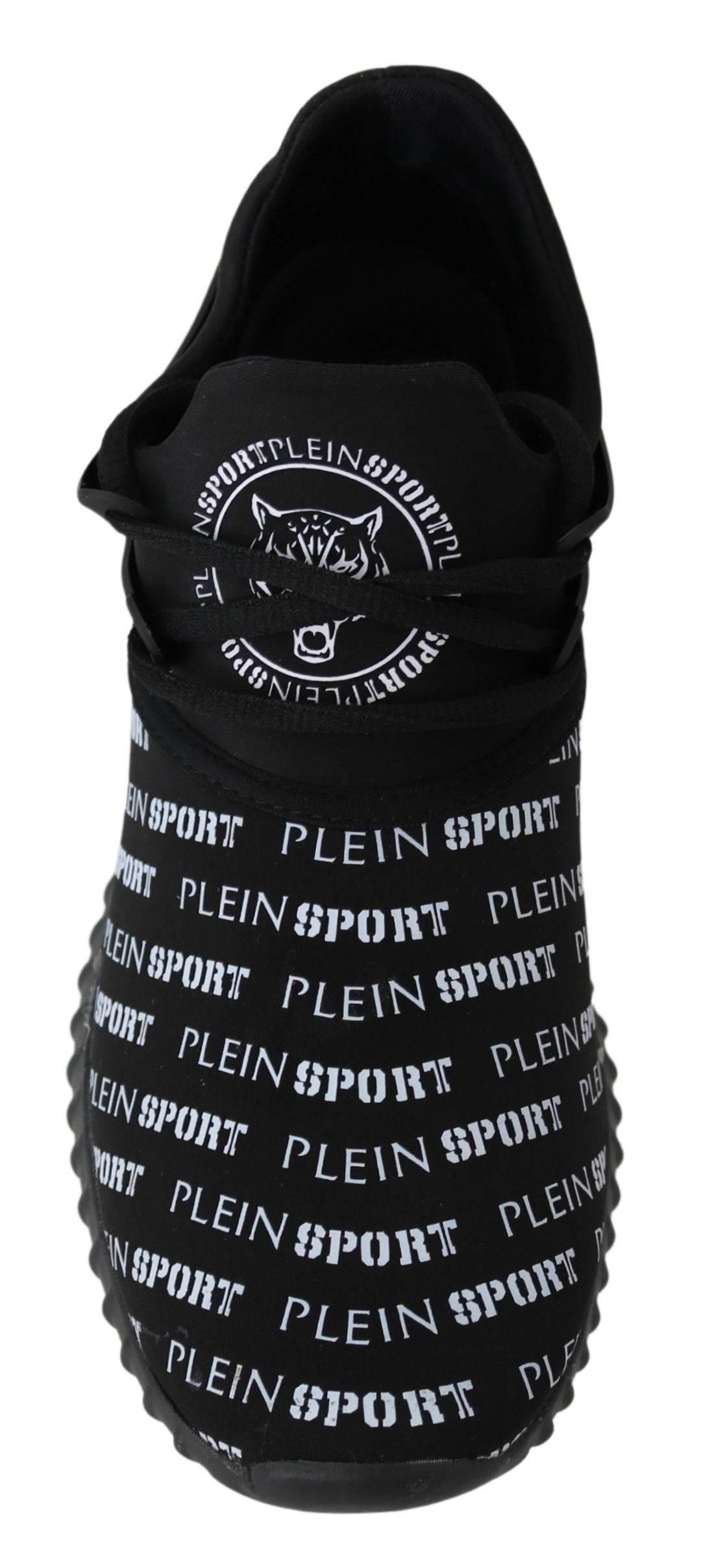 Plein Sport Chic Black Runner Henry Sport Sneakers - Hilstor