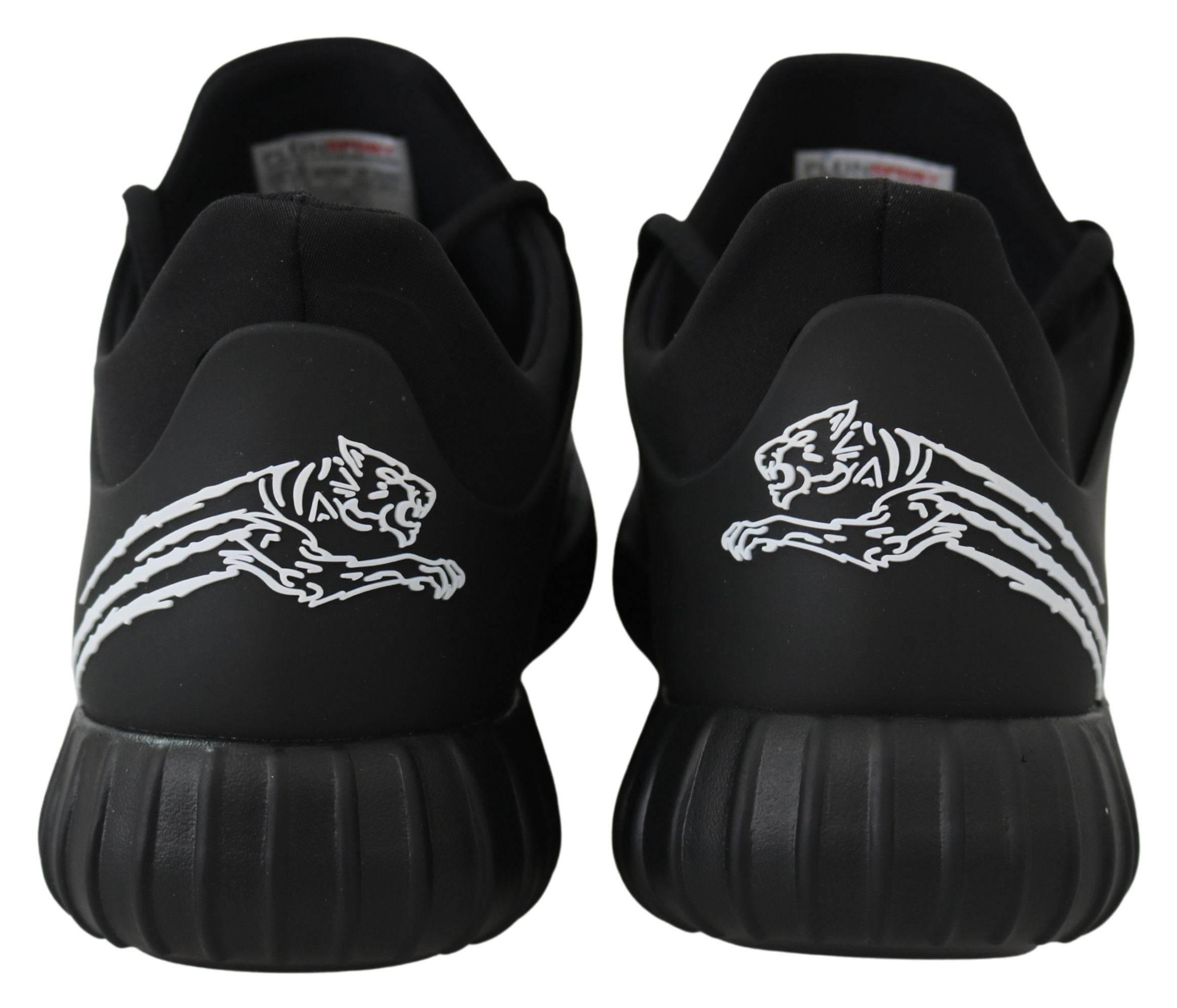 Plein Sport Chic Black Runner Henry Sport Sneakers - Hilstor