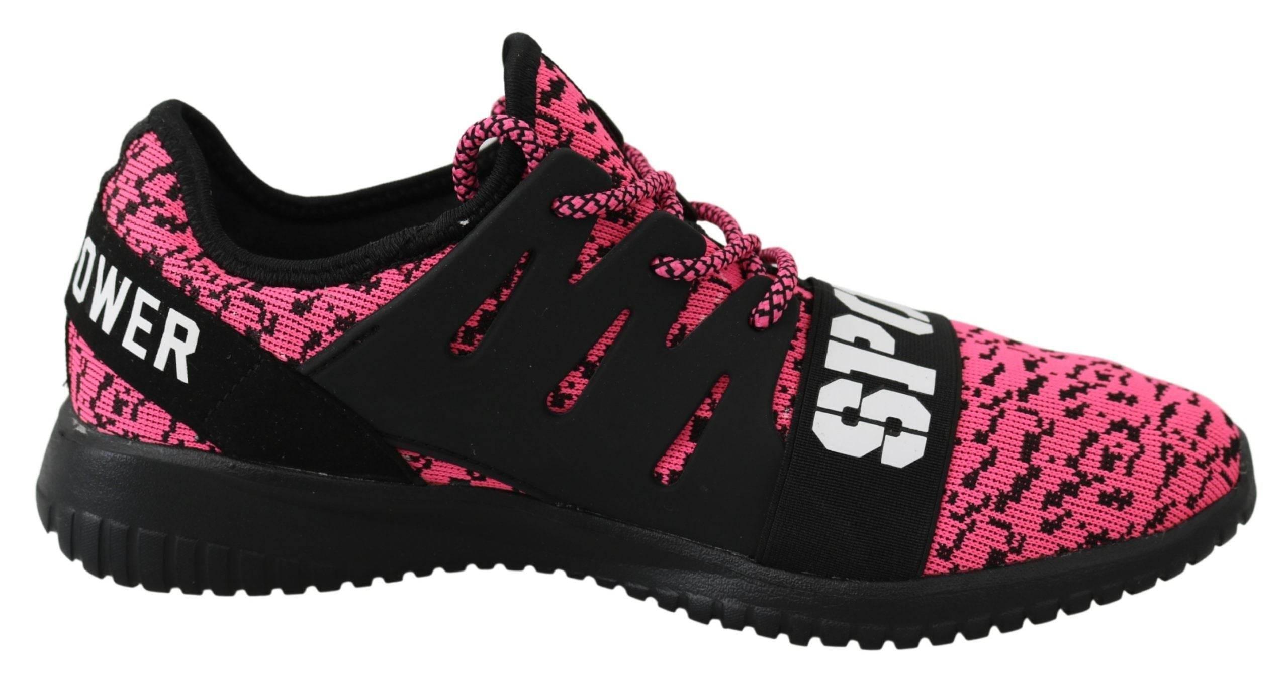 Plein Sport Chic Pink Blush Athletic Sneakers - Hilstor