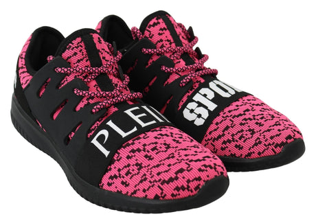 Plein Sport Chic Pink Blush Athletic Sneakers - Hilstor