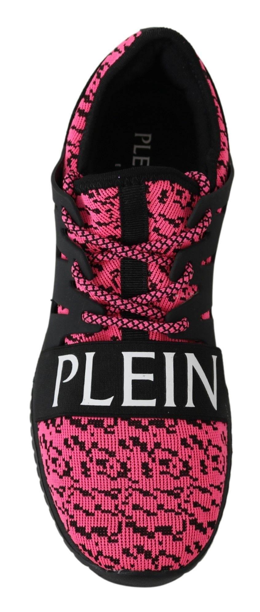 Plein Sport Chic Pink Blush Athletic Sneakers - Hilstor