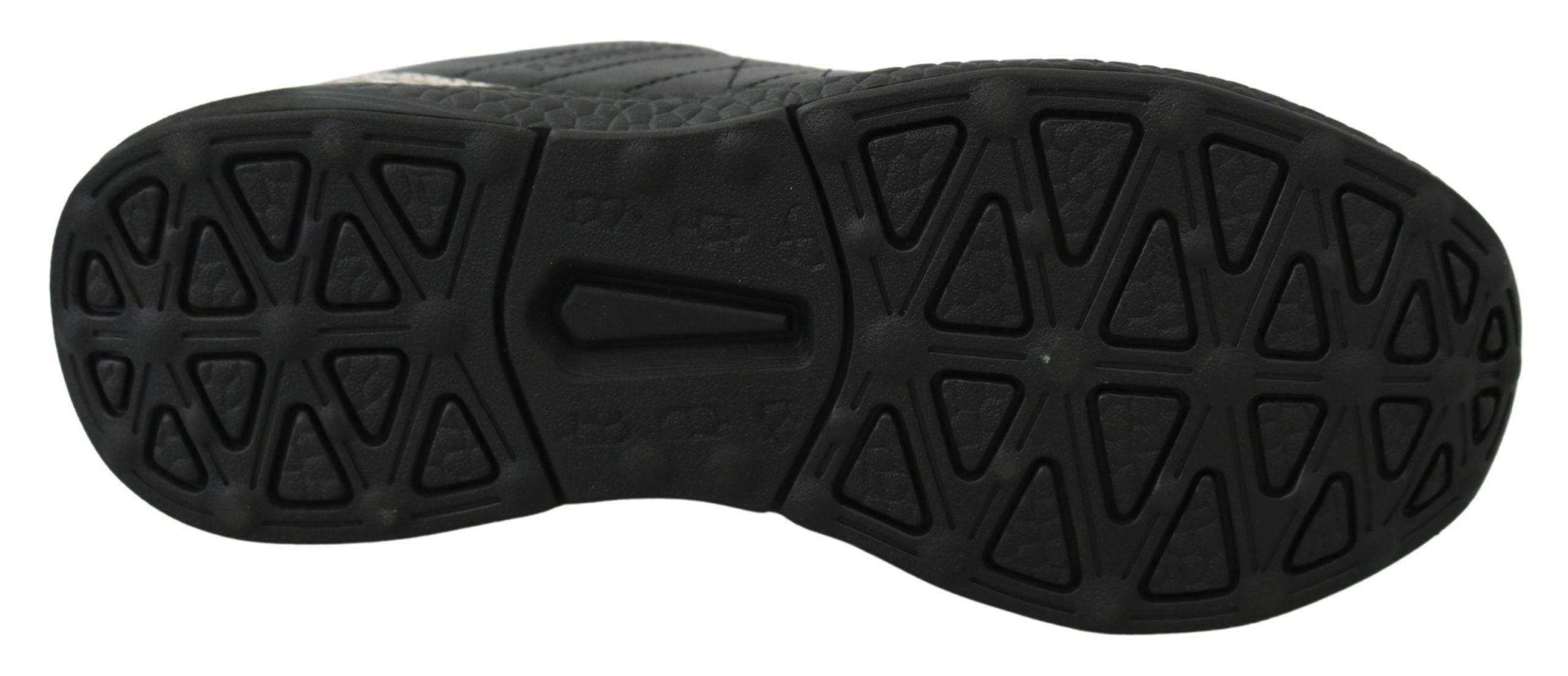 Plein Sport Exquisite Black Runner Gisella Sports Sneakers - Hilstor