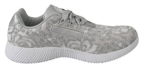 Plein Sport Silver Gleam Runner Joice Sneakers - Hilstor