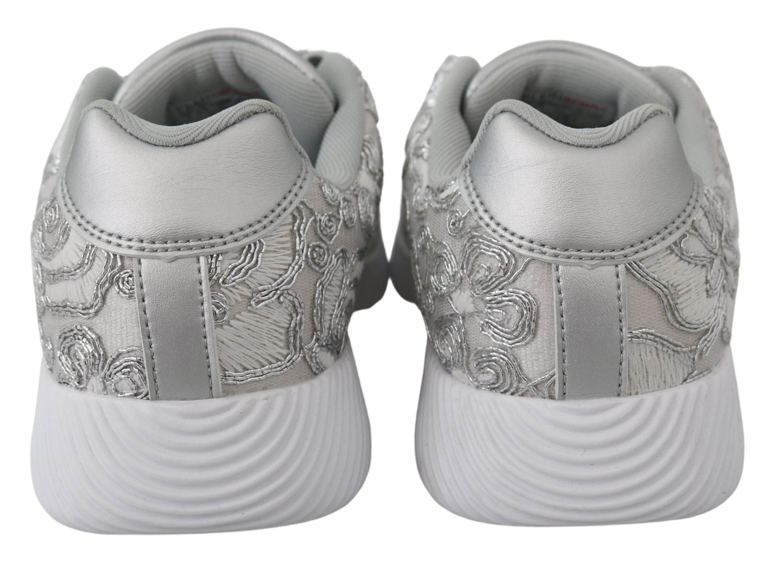 Plein Sport Silver Gleam Runner Joice Sneakers - Hilstor