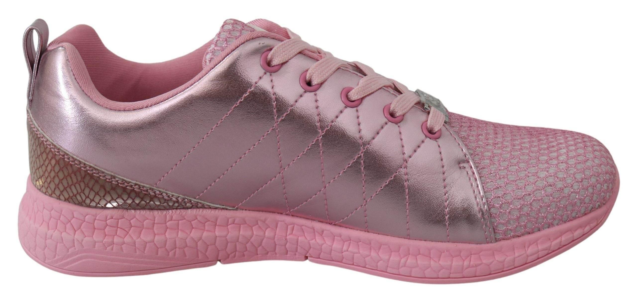 Plein Sport Chic Pink Blush Runner Gisella Sneakers - Hilstor