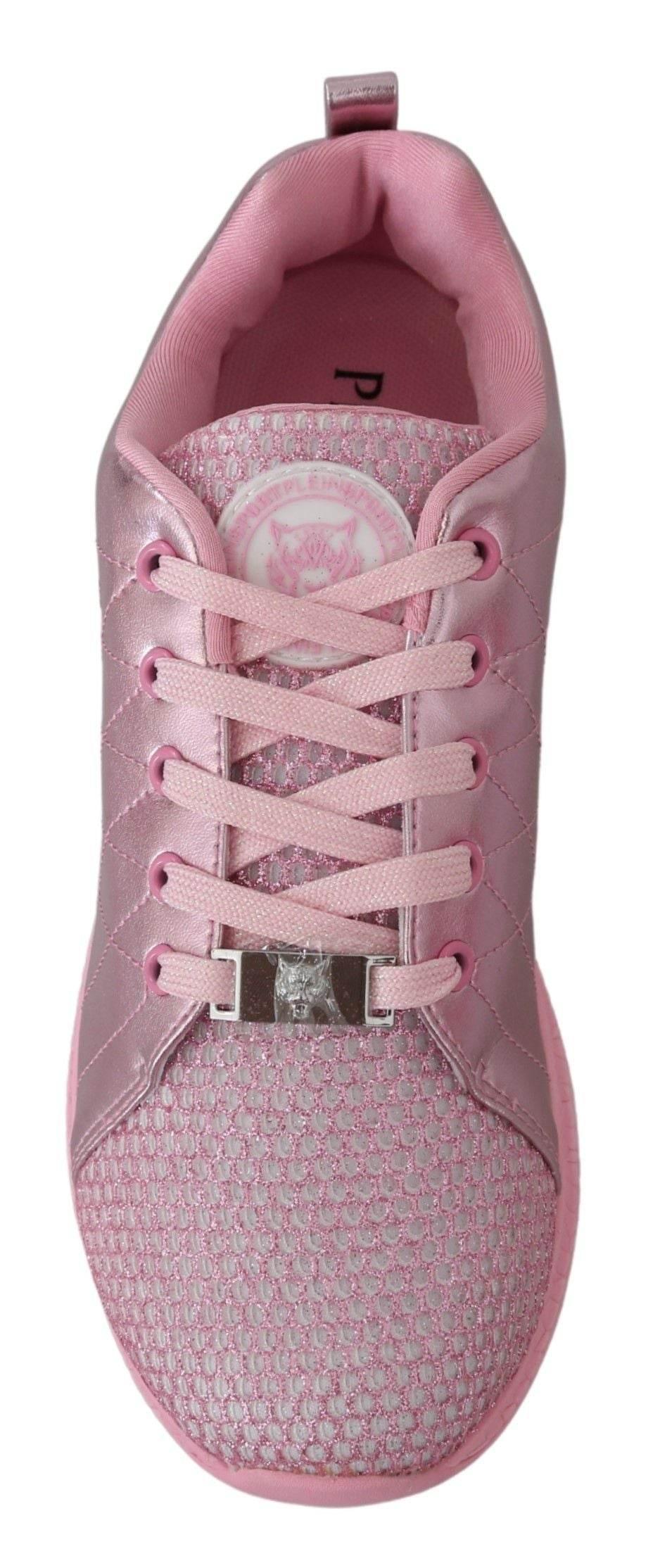 Plein Sport Chic Pink Blush Runner Gisella Sneakers - Hilstor