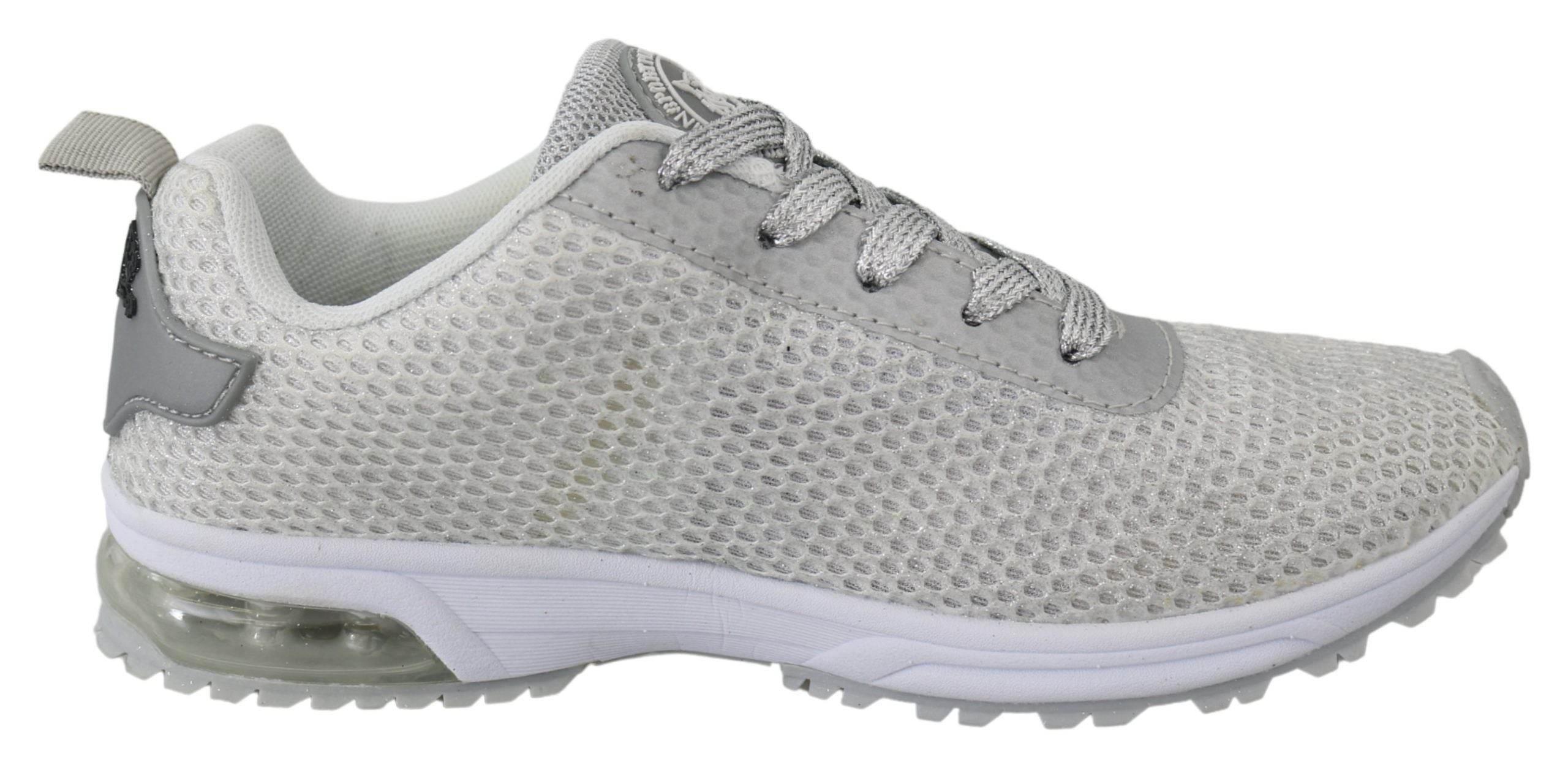 Plein Sport Glamorous Silver Gretel Sport Sneakers - Hilstor