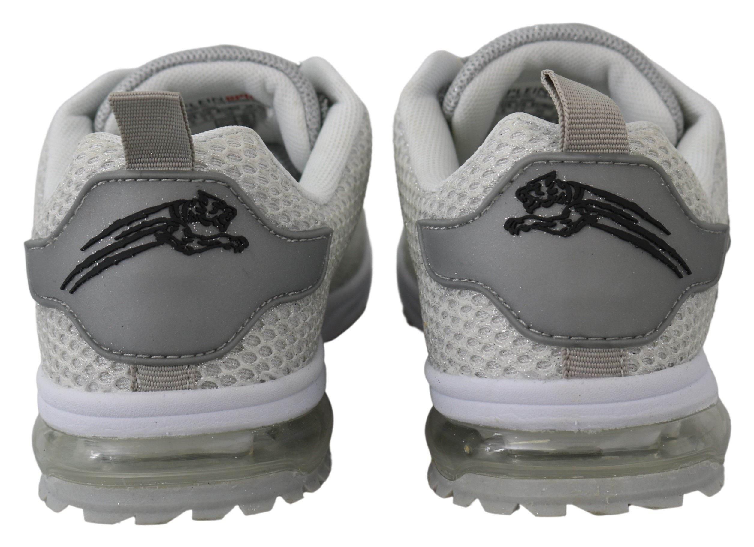 Plein Sport Glamorous Silver Gretel Sport Sneakers - Hilstor
