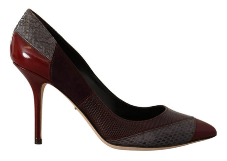 Dolce & Gabbana Multicolor Exotic Leather Heels Pumps - Hilstor