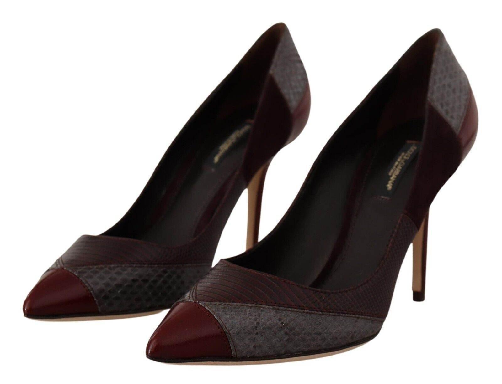Dolce & Gabbana Multicolor Exotic Leather Heels Pumps - Hilstor